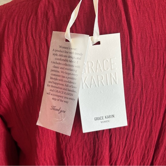 GRACE KARIN Boho Maxi Dress. NWT. - Picture 8 of 8